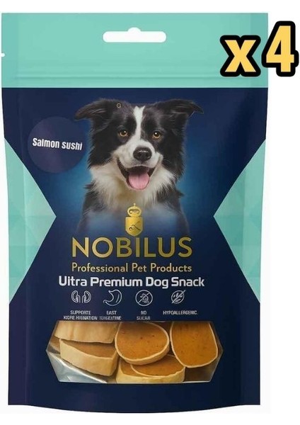 Köpek Ödül Maması Somon Sushi 80 gr x 4 Adet