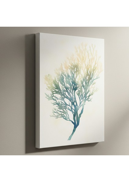 Soyut Mercan Resim Tablosu