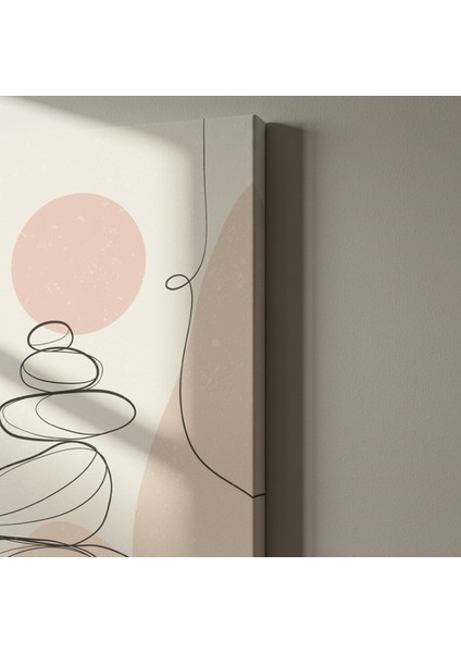 Minimalist Taş Dengesi Soyut Sanat Tablosu indirimleri
