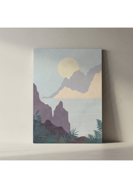 Sakin Manzara Soyut Sanat Tablosu fiyatları