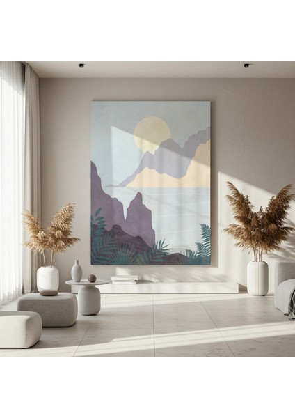 Sakin Manzara Soyut Sanat Tablosu fırsatları