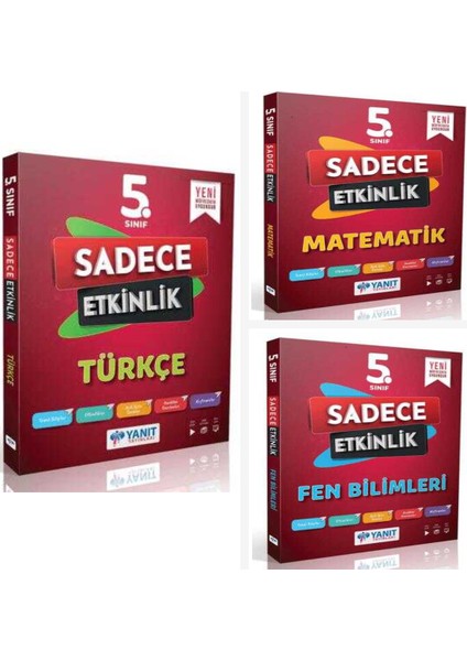 Yanıt 5. Sınıf Türkçe & Matematik & Fen Sadece Etkinlik