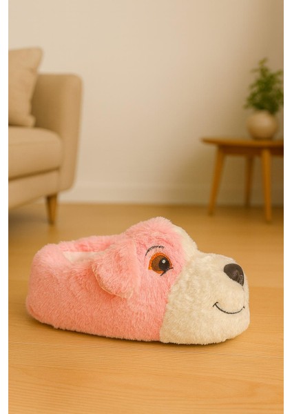 Unisex Yetişkin Köpek Figürlü Peluş Panduf Ev Pandufu Ev Botu fiyatları