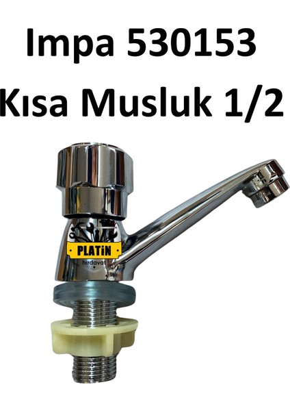 Impa 530153 Kısa Musluk 1/2 Old Model, Lavatory Faucet Self- Closıng 13