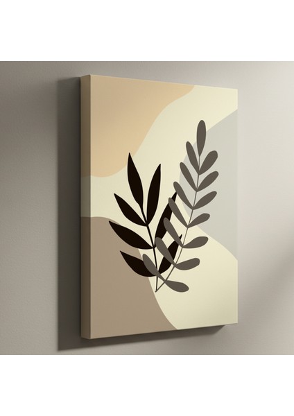 Soyut Bitkisel Desen Tablosu