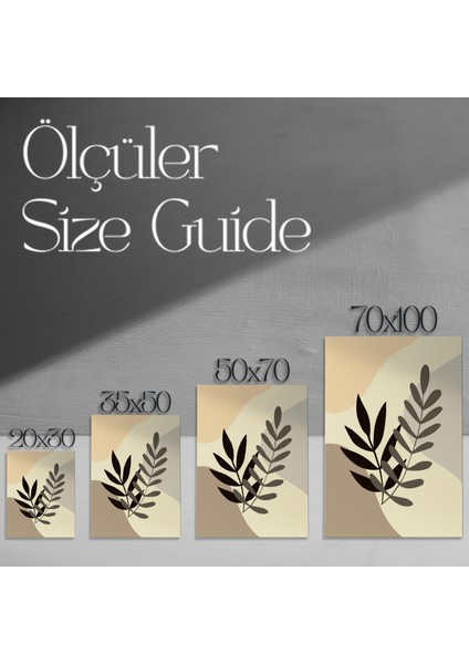 Soyut Bitkisel Desen Tablosu modelleri