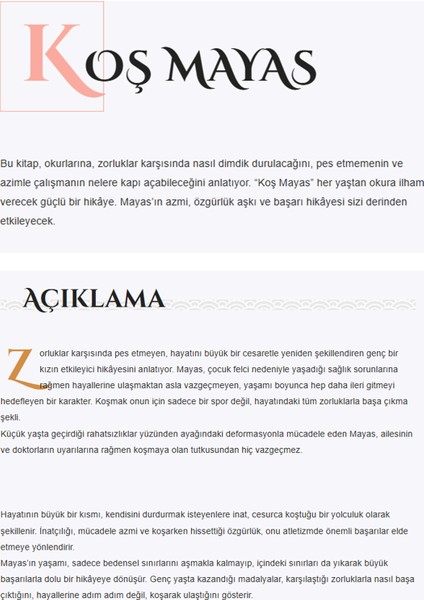 Koş Mayas - Derya Akdeniz fiyatları