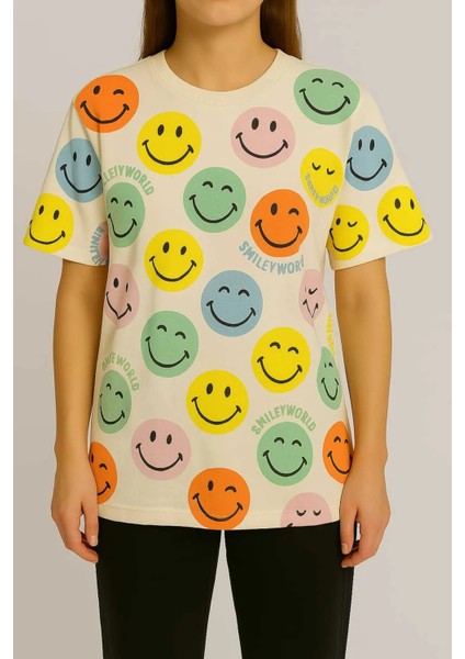 Oversize Smiley T-Shirt