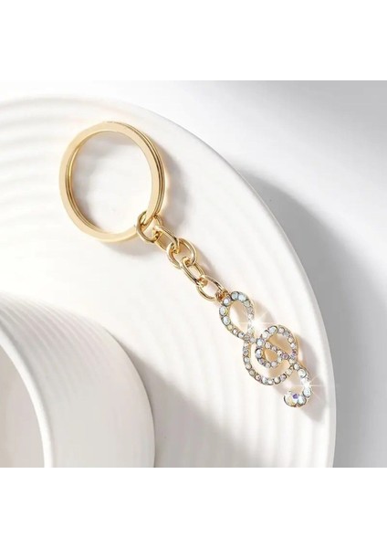 Zirkon Taşlı Müzik Rotası Anahtarlık fırsatları