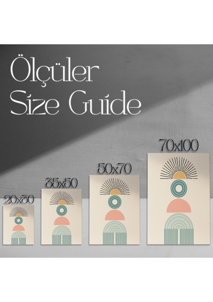 Minimalist Geometrik Sanat Tablosu modelleri