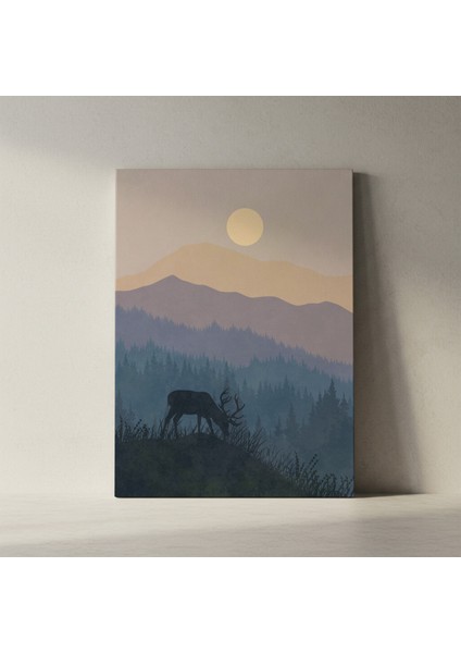 Minimalist Dağ Manzarası Tablosu fiyatları