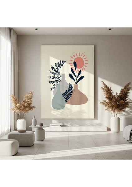 Soyut Bitkisel Desenler Tablosu fırsatları