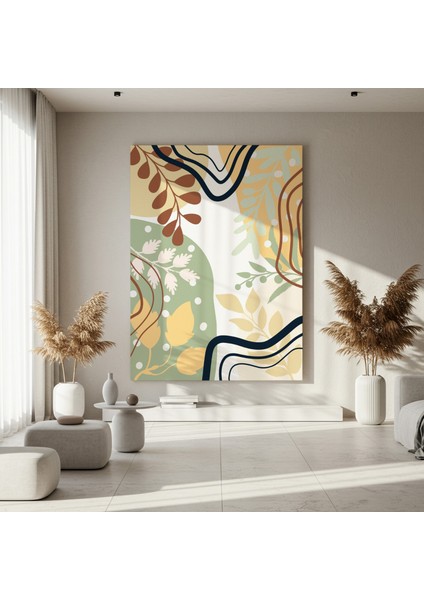 Soyut Botanik Desen Tablosu fırsatları