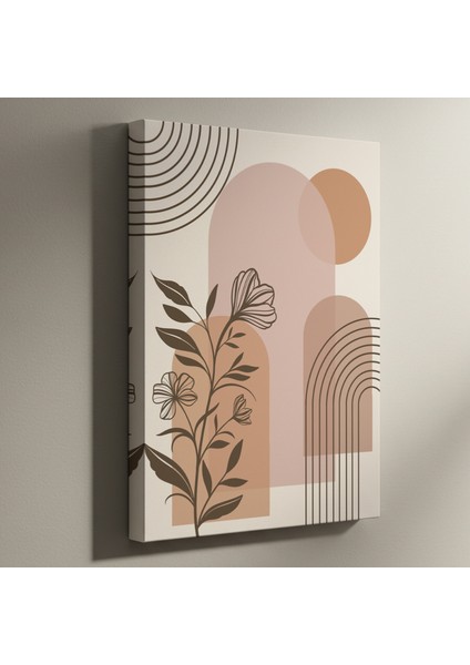 Modern Minimalist Botanik Desen Tablosu