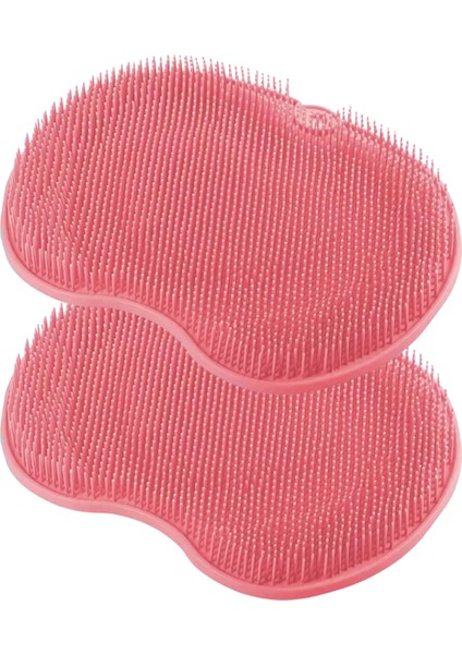 adornist - Vantuzlu Silikon Banyo Fırçası Ayak Masaj Pedi Sırt Kesesi Vücut Yıkama Lifi