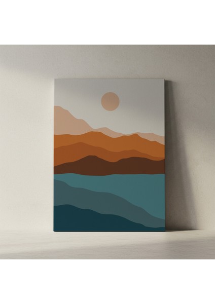 Minimalist Dağ Manzarası Tablosu fiyatları
