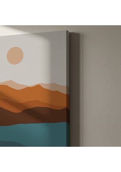 Minimalist Dağ Manzarası Tablosu indirimleri