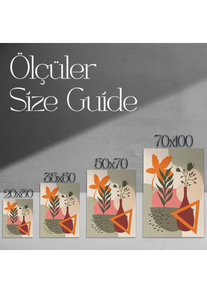 Soyut Bitkisel Desenler Tablosu modelleri