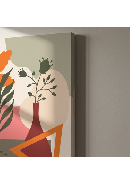 Soyut Bitkisel Desenler Tablosu indirimleri