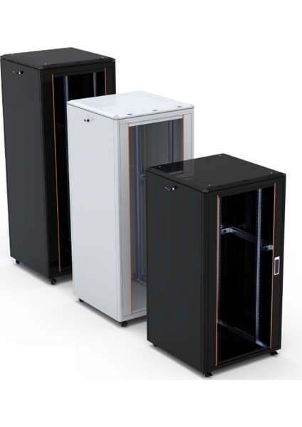 Lıva Serisi 19" Inç Dikili Tip Kabinet 32U 600 x 600 modelleri