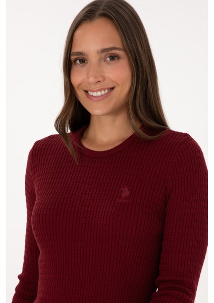 Kadın Bordo Kazak /triko 50307763-VR014 fiyatları