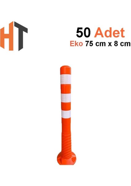 75 cm Eko, Trafik Delinatörü Seti, Esnek Duba 50 Adet