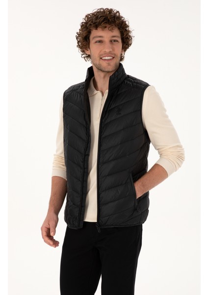 Erkek Siyah Yelek (Dokuma) 50310045-VR046