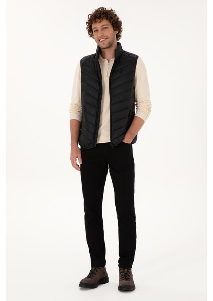 Erkek Siyah Yelek (Dokuma) 50310045-VR046 fırsatları