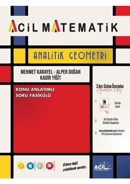 Acil 2026 Tyt Ayt Analitik Geometri Konu Anlatım Soru Fasikülü
