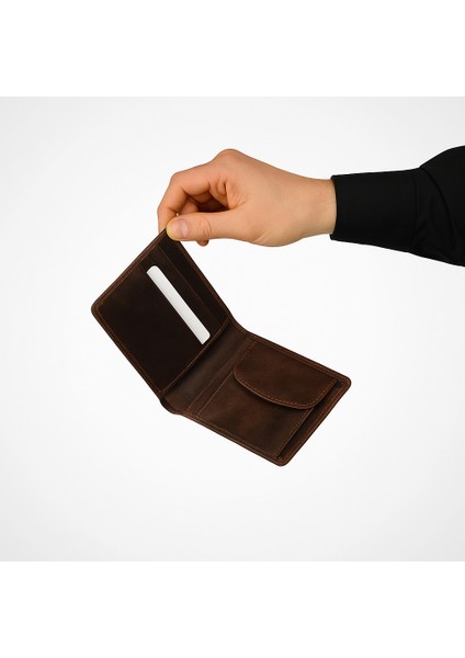 Private Collection Kişiselleştirilebilir Kahve Rengi Hakiki Deri Cüzdan (11X9) modelleri