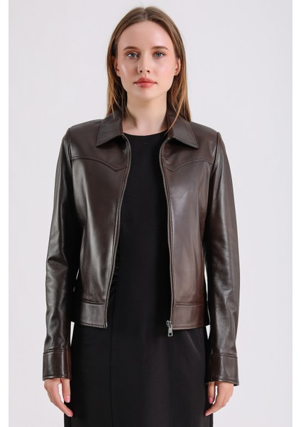 Carole Kadın Deri Ceket