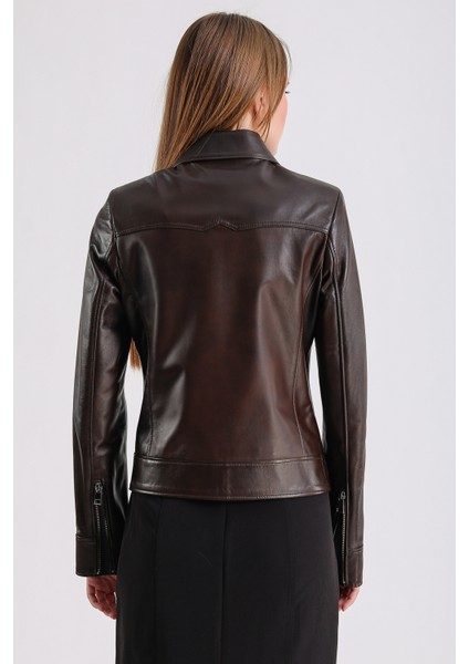 Carole Kadın Deri Ceket