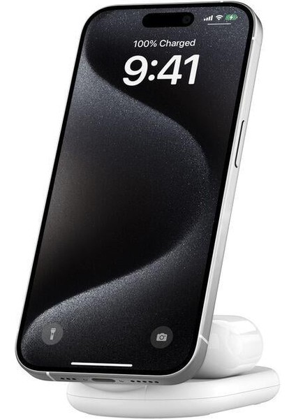 WIZ028VFWH Boostcharge Pro Katlanabilir Qi2 15W Kablosuz Şarj Standı - Beyaz fiyatları
