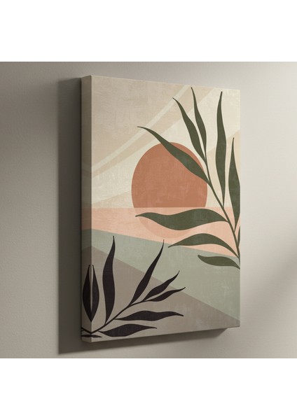 Minimalist Bitkisel Desen Tablosu