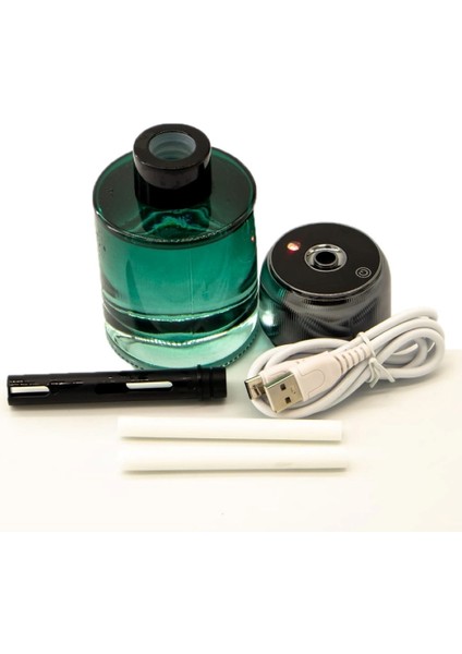 Taşınabilir Araç Difüzörü – 160ML Usb-C Şarjlı, 3 Üfleme Modu, Yıldızlı Gökyüzü LED Işıklı, Sessiz, Oto Nemlendirici ,Araç Kokusu