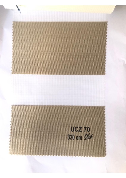 Bej Kahve Uno Serisi (Uno70) Metal Kasa Düz Zebra Stor Perde modelleri