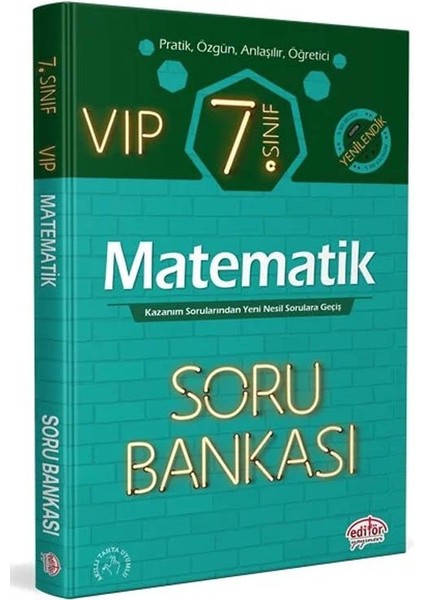7. Sınıf Vıp Matematik Soru Bankası