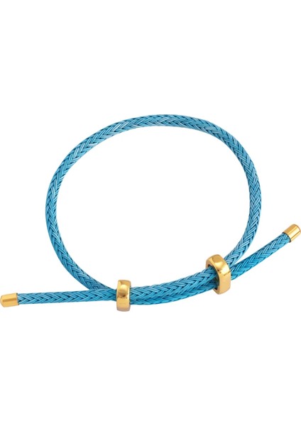 Renkli Örgü Ipli Ayarlanabilir Çelik Tel Bileklik fiyatları