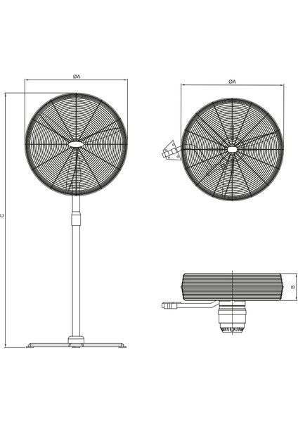 Bvn Bsv-D 600 (11000M³/H) Sanayi Tipi Duvar Vantilatörü fiyatları