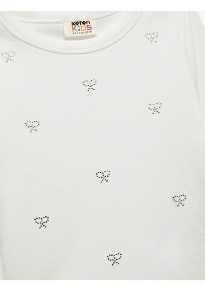 Ekru Kız Çocuk Sweatshirt 6WKG10034AK modelleri