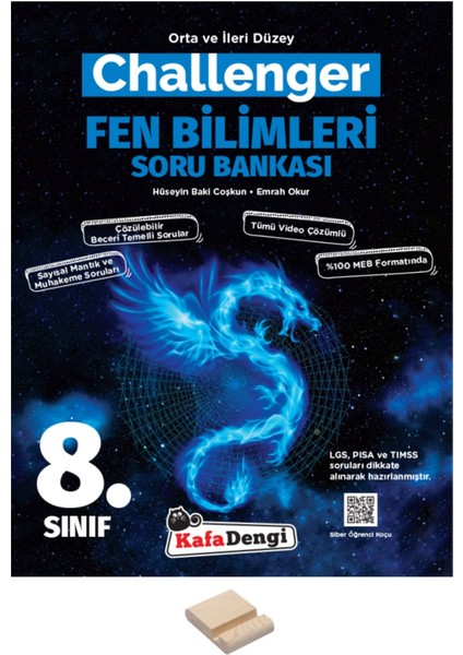 Lgs 8.sınıf Challenger Fen Bilimleri Soru Bankası ve Telefon Standı