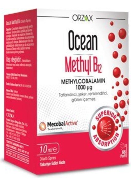 Methyl B12 1000 Mcg 5 ml Sprey