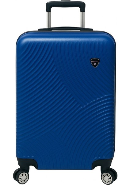 Döner Tekerlekli ve Şifreli Büyük Boy Valiz Koyu Mavi