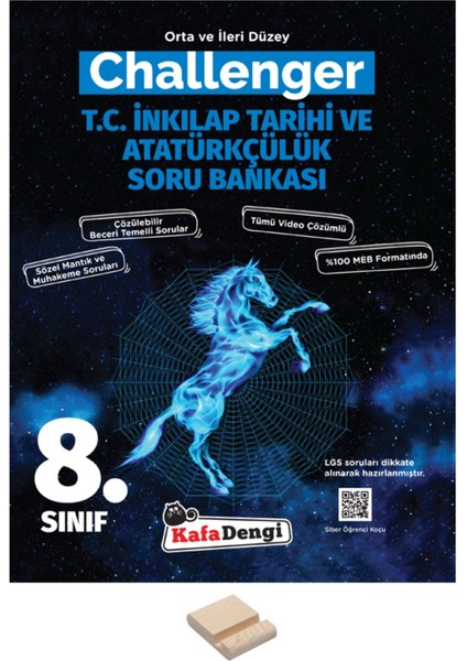 Lgs 8.sınıf Challenger T.c Inkılap Soru Bankası ve Telefon Standı