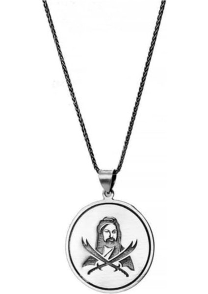 Çelik Baskılı Erkek Kolye