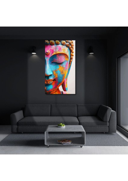 Uv Digital Baskı Cam Tablo Budda Desenli Cam Duvar Tablosu