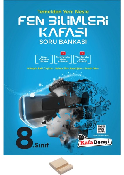 Lgs 8.sınıf Fen Bilimleri Kafası Soru Bankası ve Telefon Standı