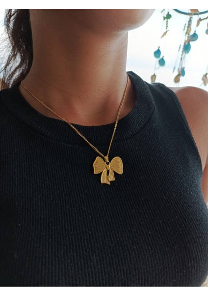 Çelik Fiyonk Detay Kolye modelleri