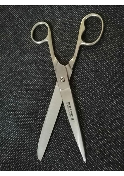 Marco Polo Profesyonel Çelik Terzi Makası No:8-Gümüş fiyatları