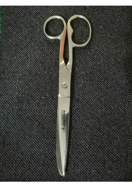 Marco Polo Profesyonel Çelik Terzi Makası No:8-Gümüş fırsatları